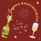 Sant&eacute; festive pour un anniversaire p&eacute;tillant